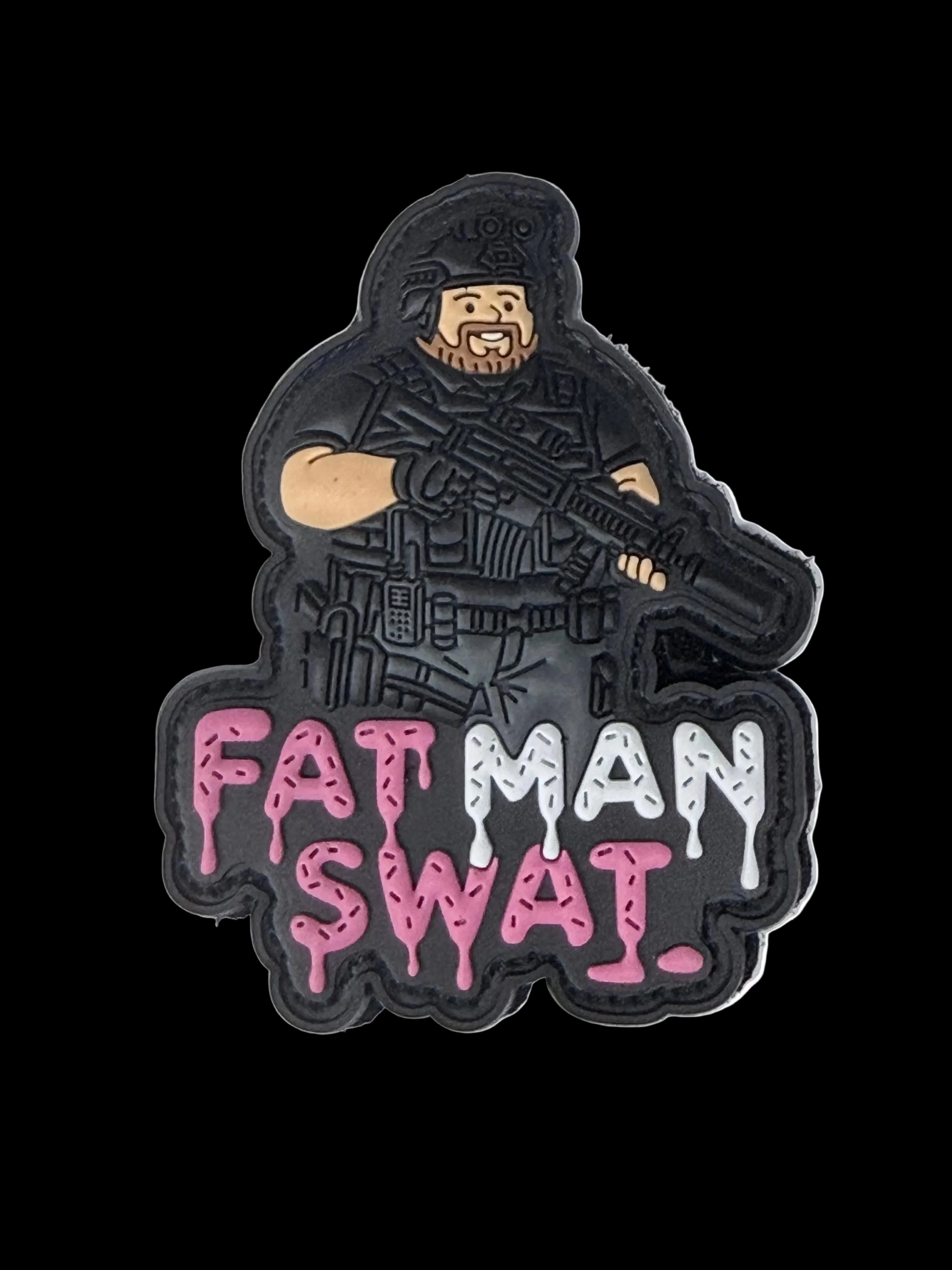 Fat Man Swat PVC Patch